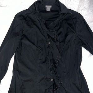 Black long sleeve blouse